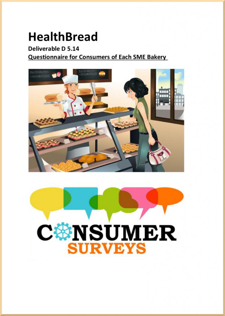 HealthBread Consumer Questionnaire